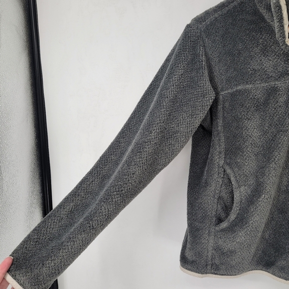 Patagonia Snap T Pullover Womens Small Gray Deep Pile Polartec Fleece Sweatshirt - Picture 10 of 16